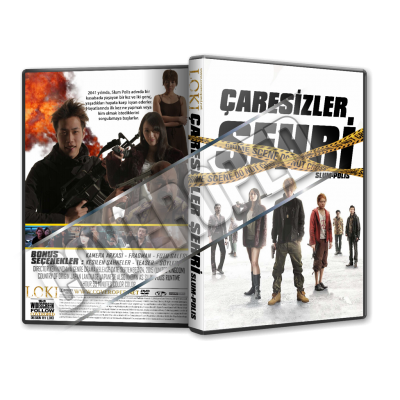 Çaresizler Şehri - Slum-Polis - 2015 Türkçe Dvd Cover Tasarımı